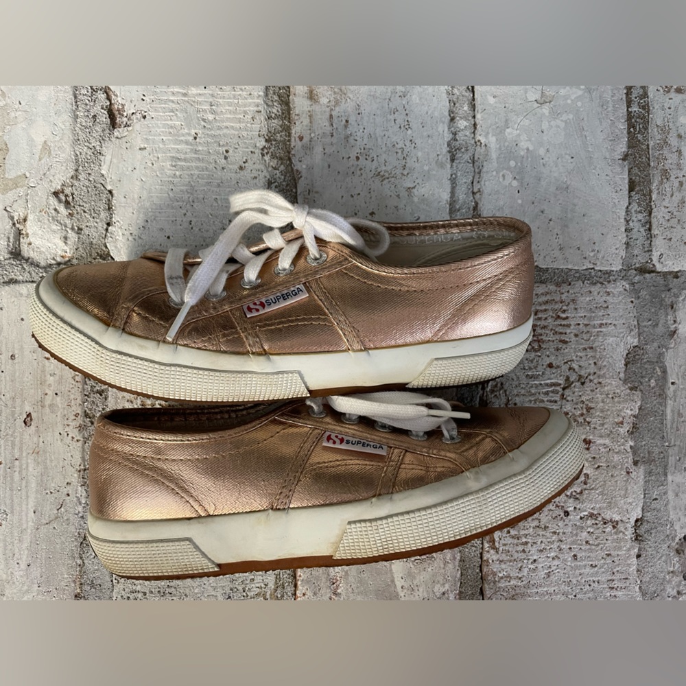 Superga Rose Gold Sneakers